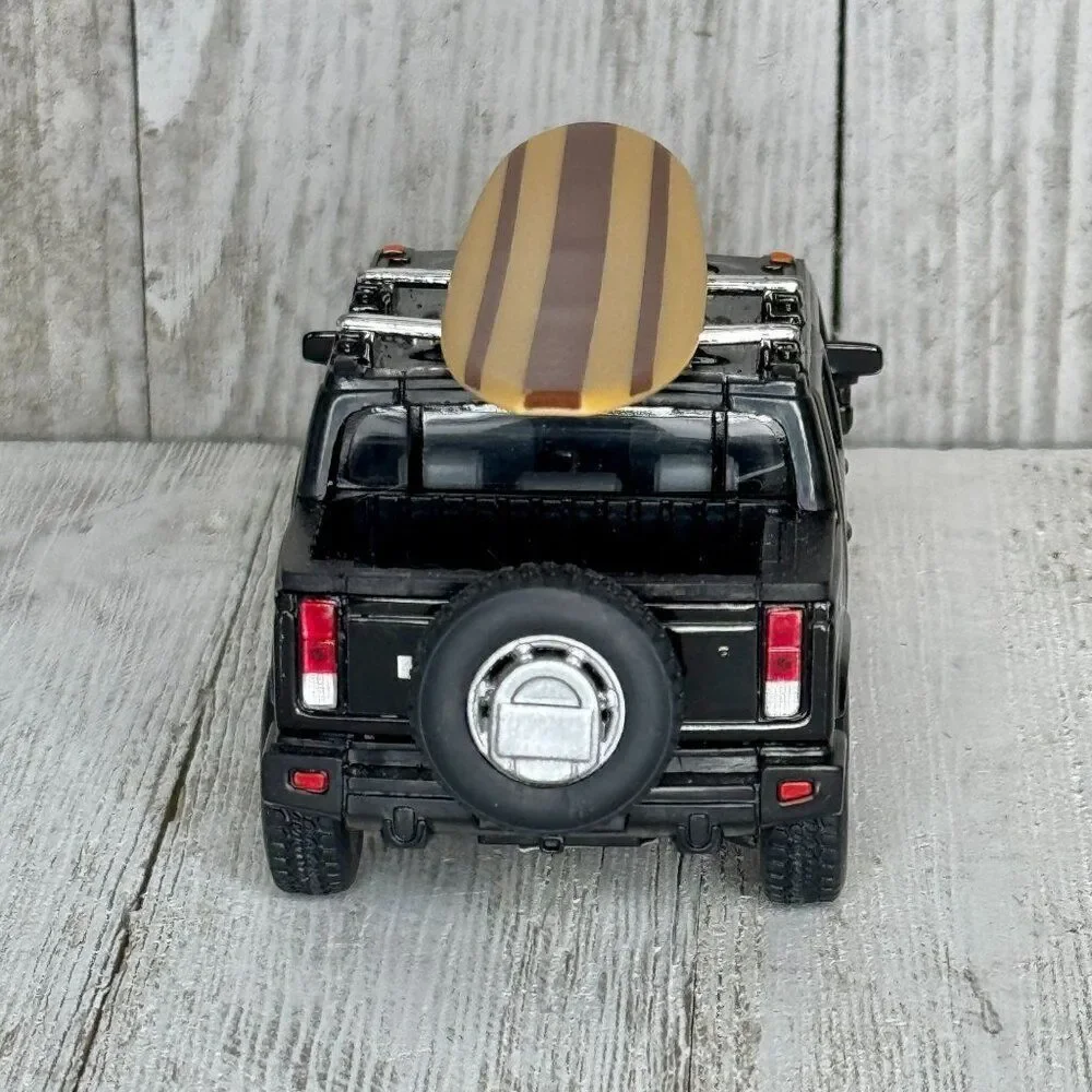 Kinsmart 2005 Hummer H2 SUT Black - 5097D - 1/40 scale Diecast Model Toy Car Tru